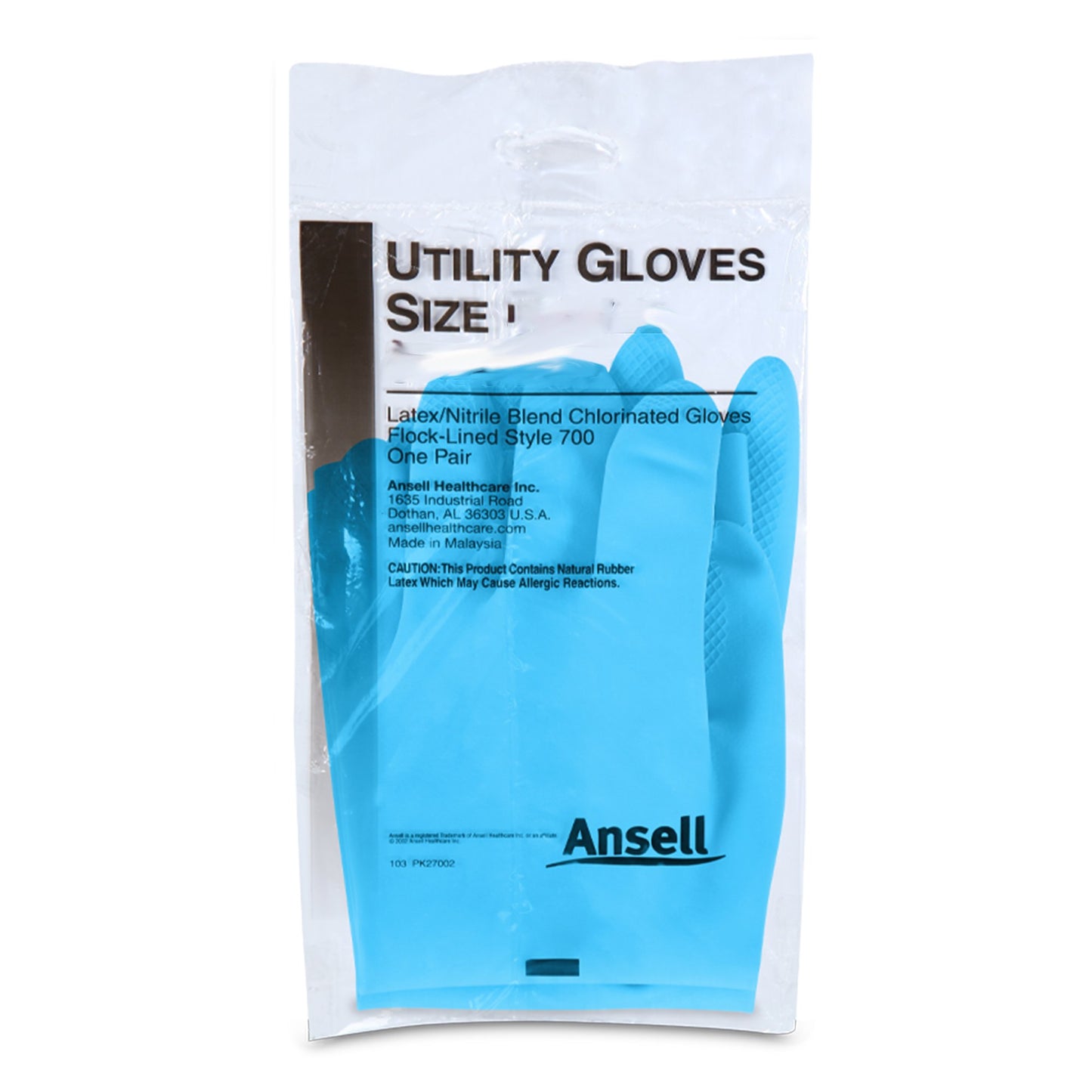 GLOVE, UTILITY LTX/NITRILE MED