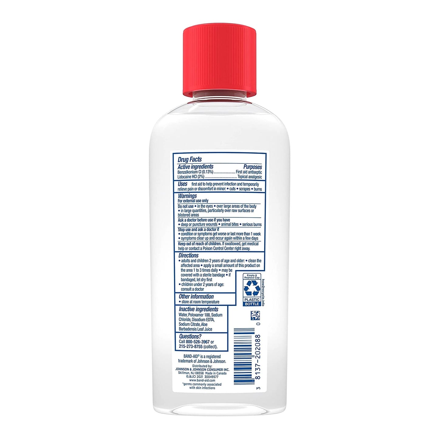 BAND-AID, LIQ CLEANSING ANTISEPTIC 6OZ