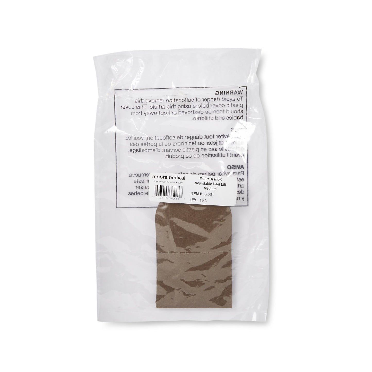 HEEL LIFT, INSOLE ADJ MED