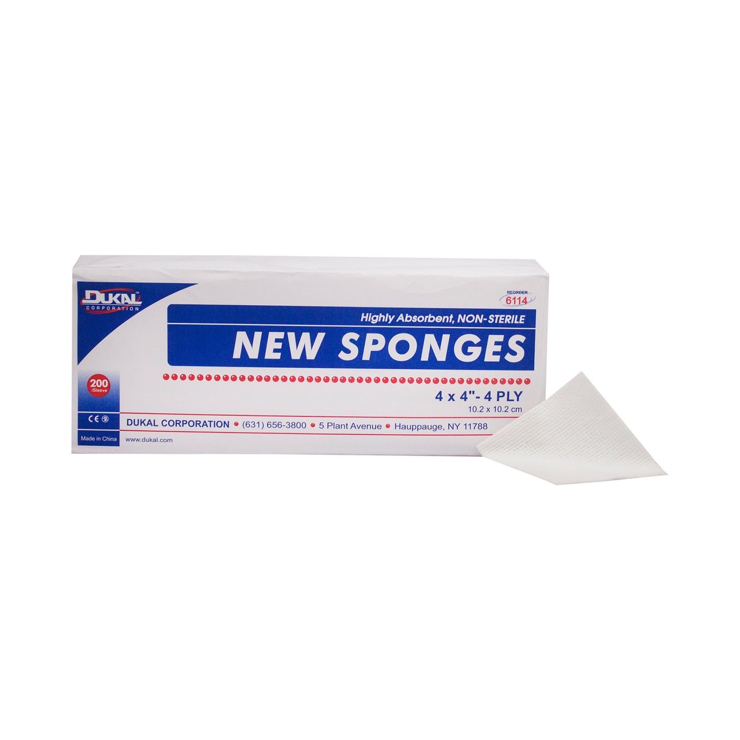 SPONGE, GAUZE 4PLY 4X4