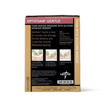 DRESSING, OPTIFOAM ADH GENTLEBORDER 3"X3"