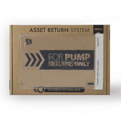 BOX, RETURN ASSET PUMP SM PREPAID