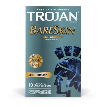 CONDOM, TROJAN BARESKIN LUBRICATED