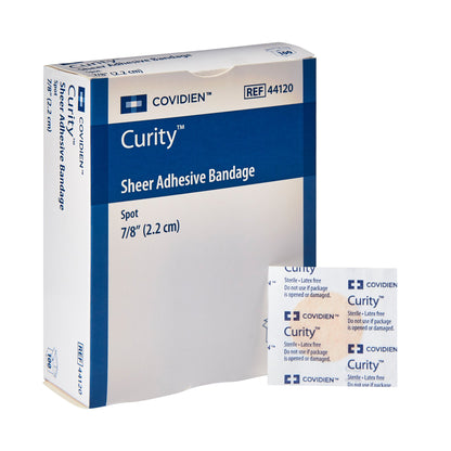 BANDAGE, ADHESIVE SPOT FLESH LF 7/8"