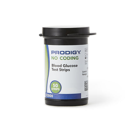 TEST STRIP, BLD GLUC PRODIGY NO CODING