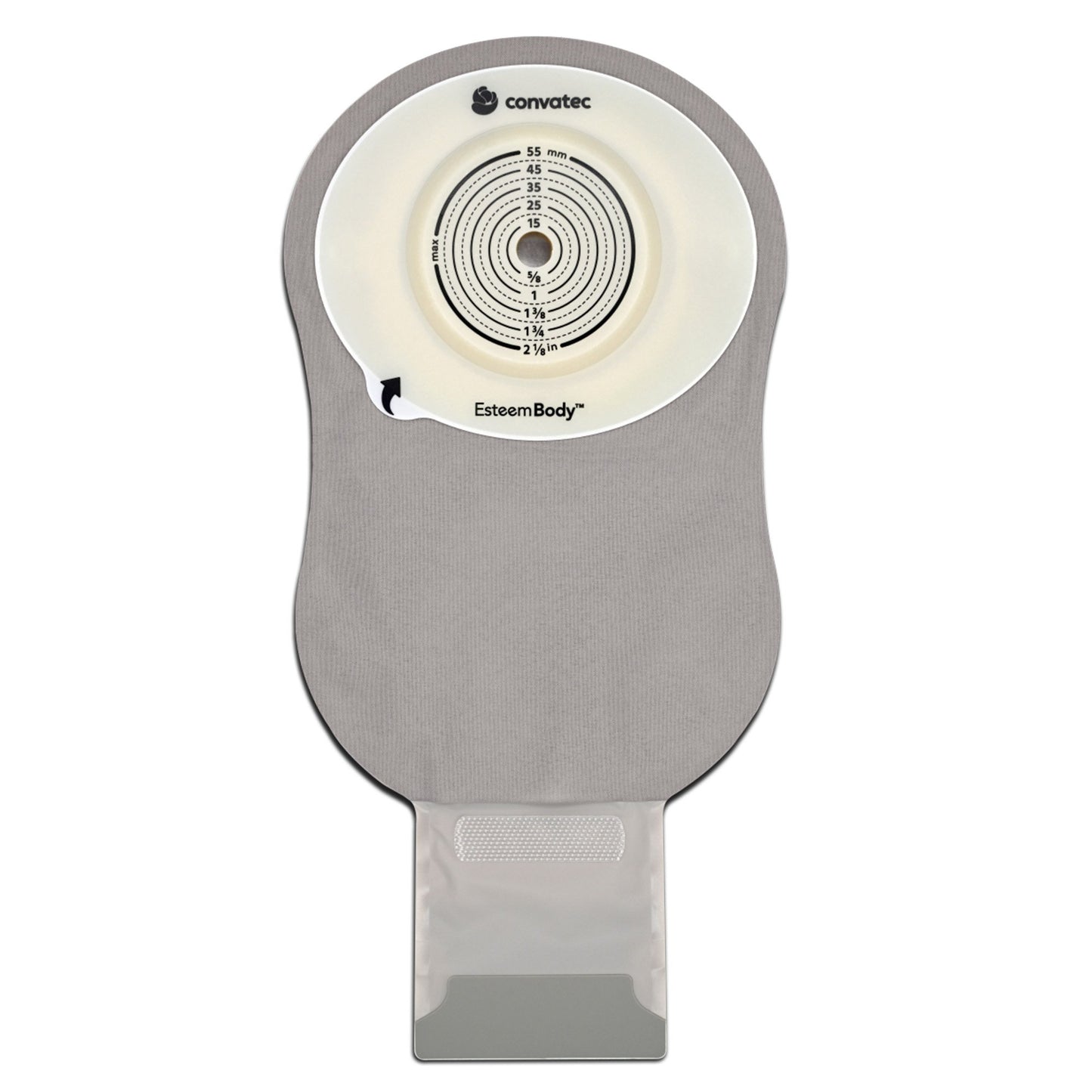 POUCH, OST DRAINABLE CUTFIT BARR TRNSPRNT 10-35MM 11"