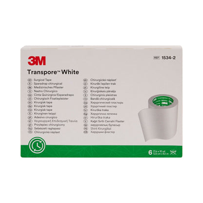 TAPE, ADHSV TRANSPORE WHT 2"