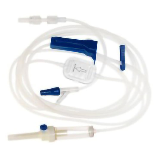 IV PUMP SET, 10DRP 1 NF PORT .2MIC FILTER 102"