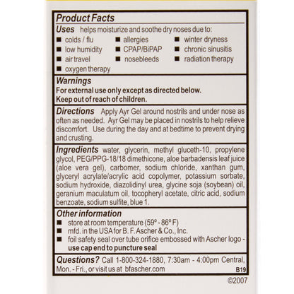 AYR SALINE NASAL GEL, TB .5OZ9ASCHR