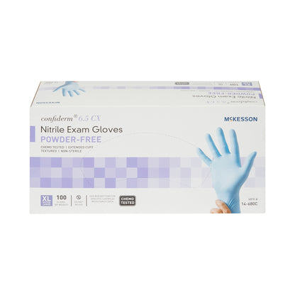 GLOVE, EXAM NTRL XL N/S EXTCFCHEMO 6.5CX