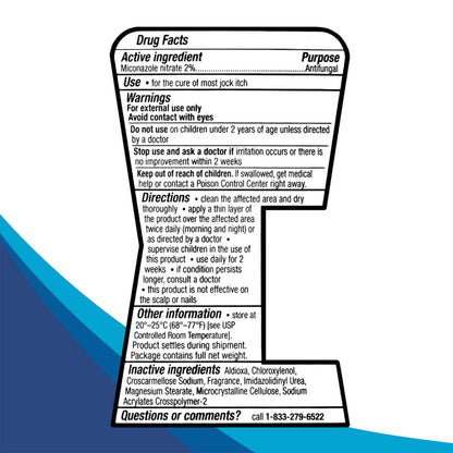 ZEASORB AF, PDR JOCK ITCH 2.5OZ