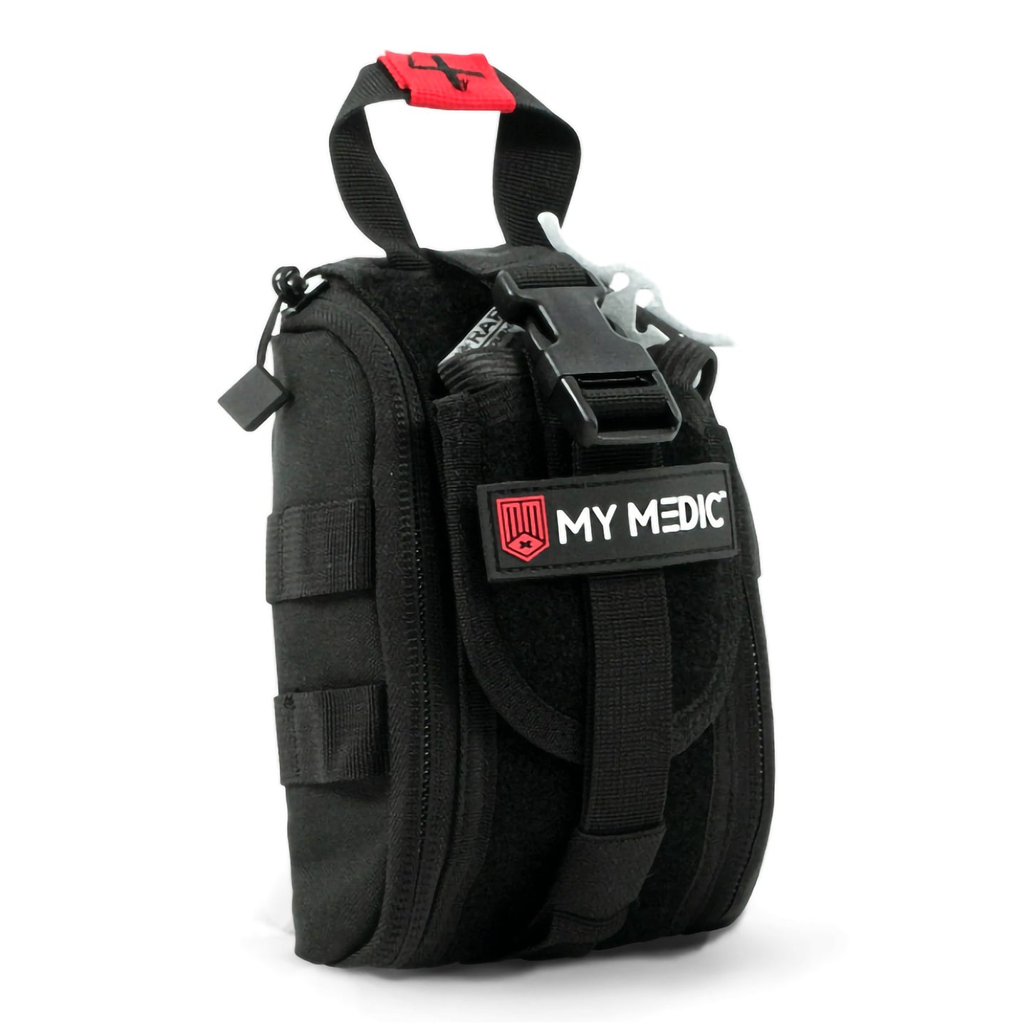 FIRST AID KIT, TFAK TRAUMA PRO 35PC NYLON BAG BLK 8X5X4"