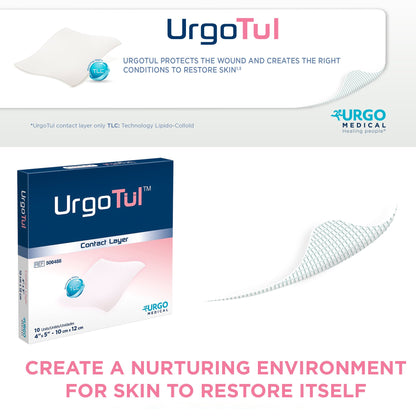 DRESSING, WOUND URGOTUL CONTACT LAYER 4"X5"