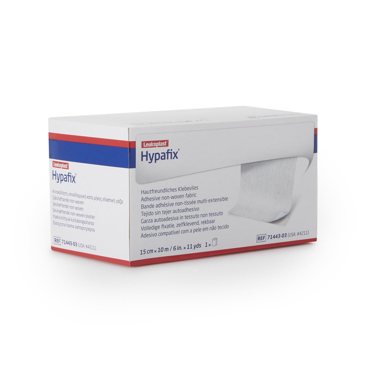 TAPE, DRESSING HYPAFIX RETENTION 6"X10YDS