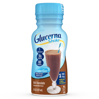 GLUCERNA SHAKE, RTD RICH CHOC8OZ BTL