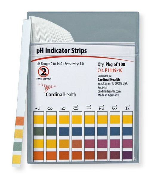 STRIP, PH INDICATOR 0-14 4TEST