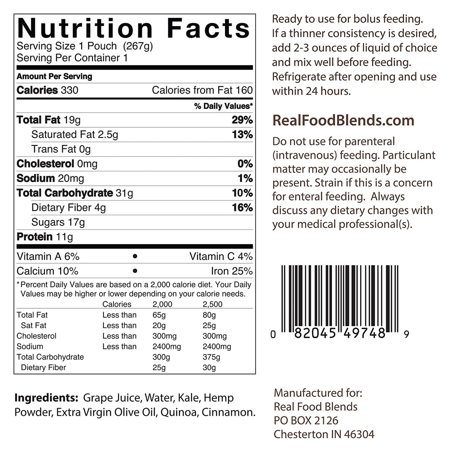 ENTERAL FEEDING, VARIETY PK CHICKEN/SALMON/QUINOA