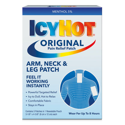 ICY HOT PAIN RELIEF, PATCH XSM