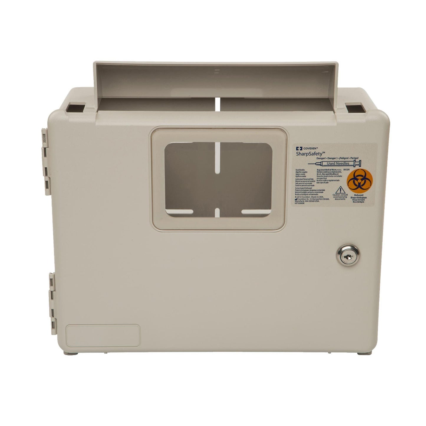ENCLOSURE, SHARPS WALL WINDOWBGE 1/2GL 5QT