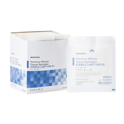 SPONGE, GAUZE TYPE-VII 8PLY STR 4"X4"