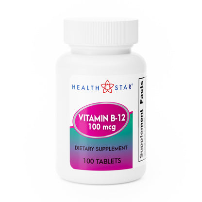 VITAMIN B-12, TAB 100MCG