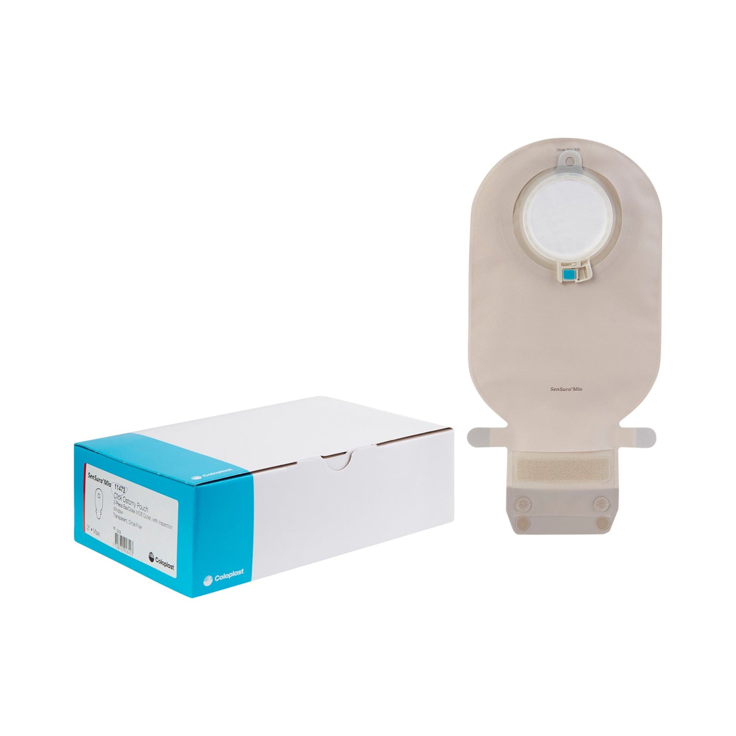 POUCH, OST DRN MIO 2PC CLICK WD OUTLT MAX TRANS 50MM