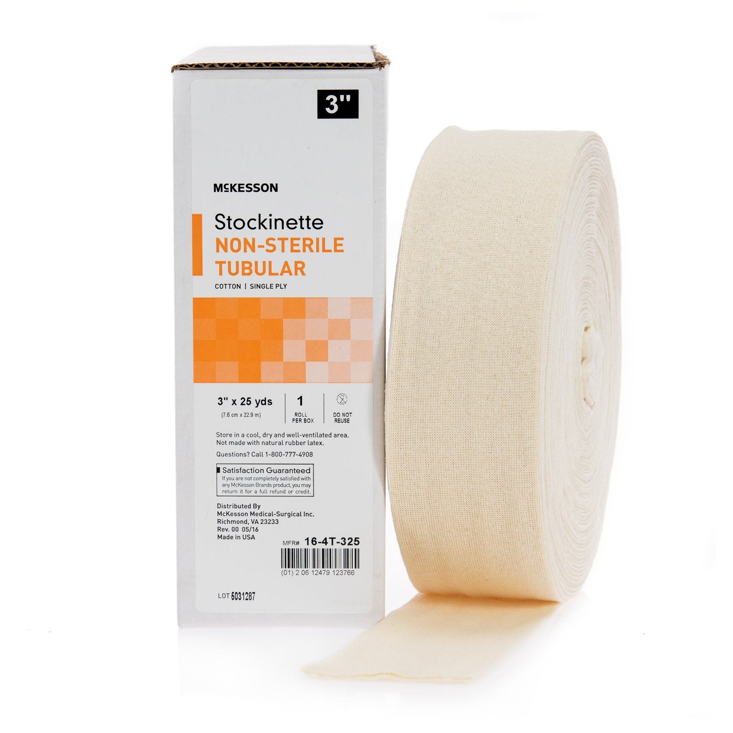 STOCKINETTE, TUBE CTN 3"X25YD