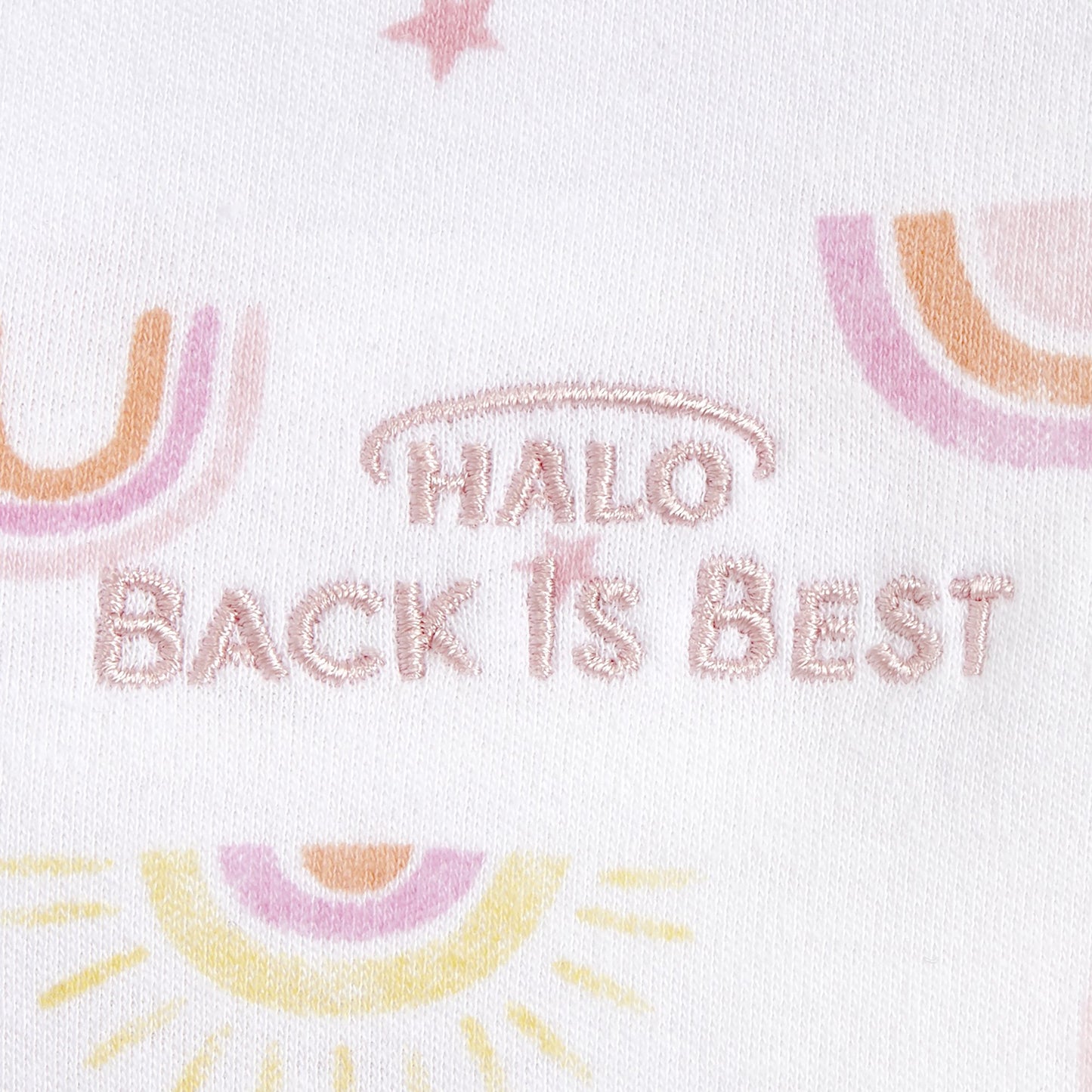 SWADDLE, SLEEPSACK PNK RAINBOWSM