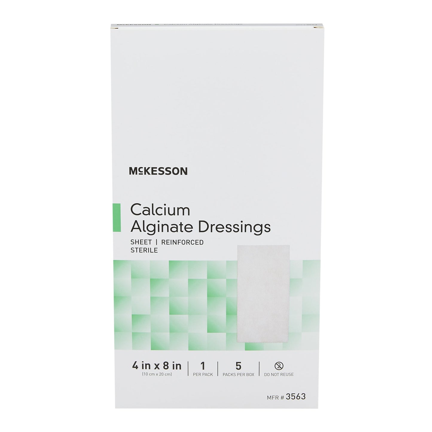 DRESSING, CALCIUM ALGINATE SHEET 4"X8"