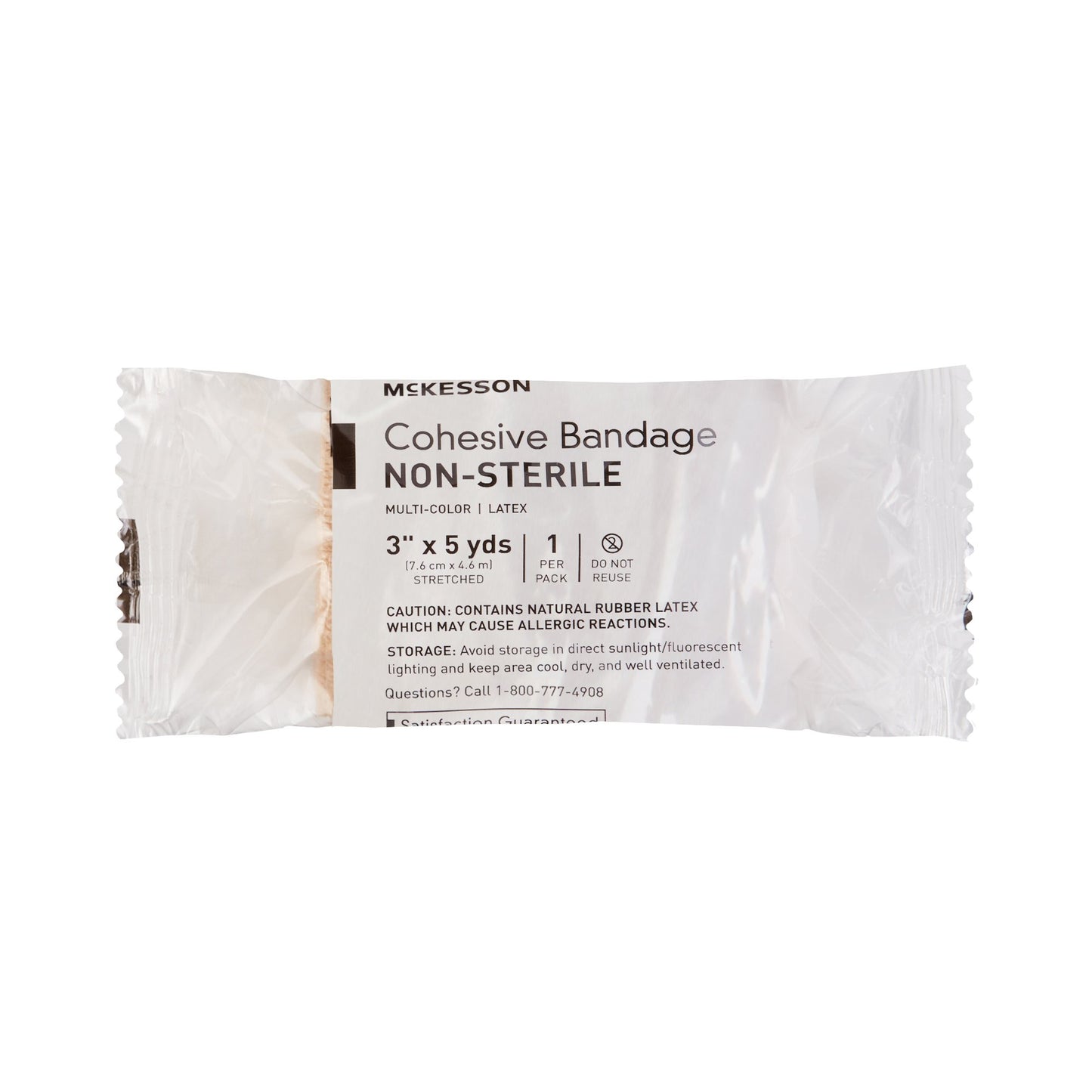 BANDAGE, COHESIVE N/S COLORPK3"