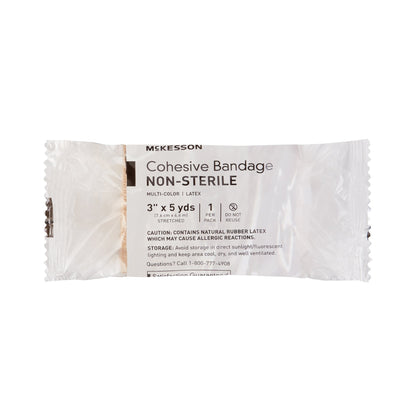 BANDAGE, COHESIVE N/S COLORPK3"
