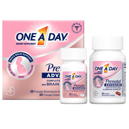 ONE-A-DAY, SGEL PRENATAL ADV MULTIVITAMIN