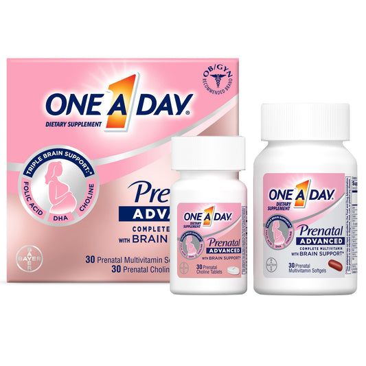 ONE-A-DAY, SGEL PRENATAL ADV MULTIVITAMIN