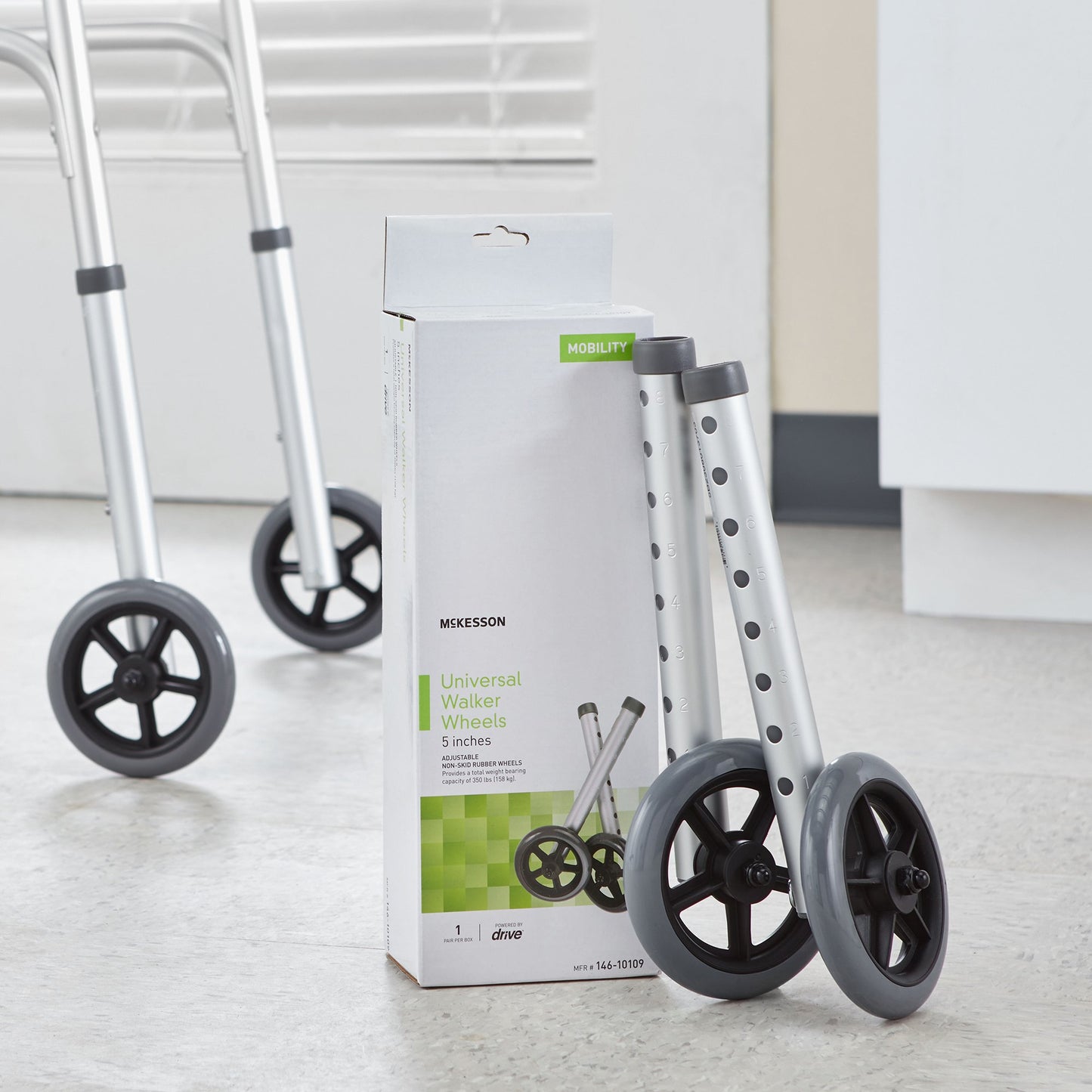 WHEEL, WALKER UNIV 5"