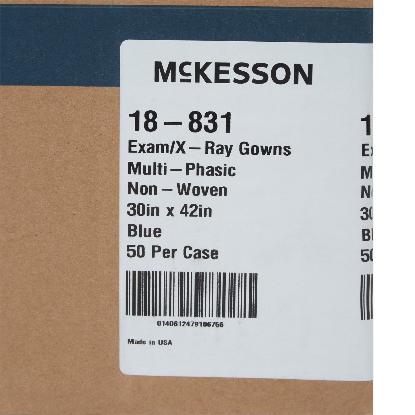 GOWN, XRAY/MULTIPHASIC BLU 30X42