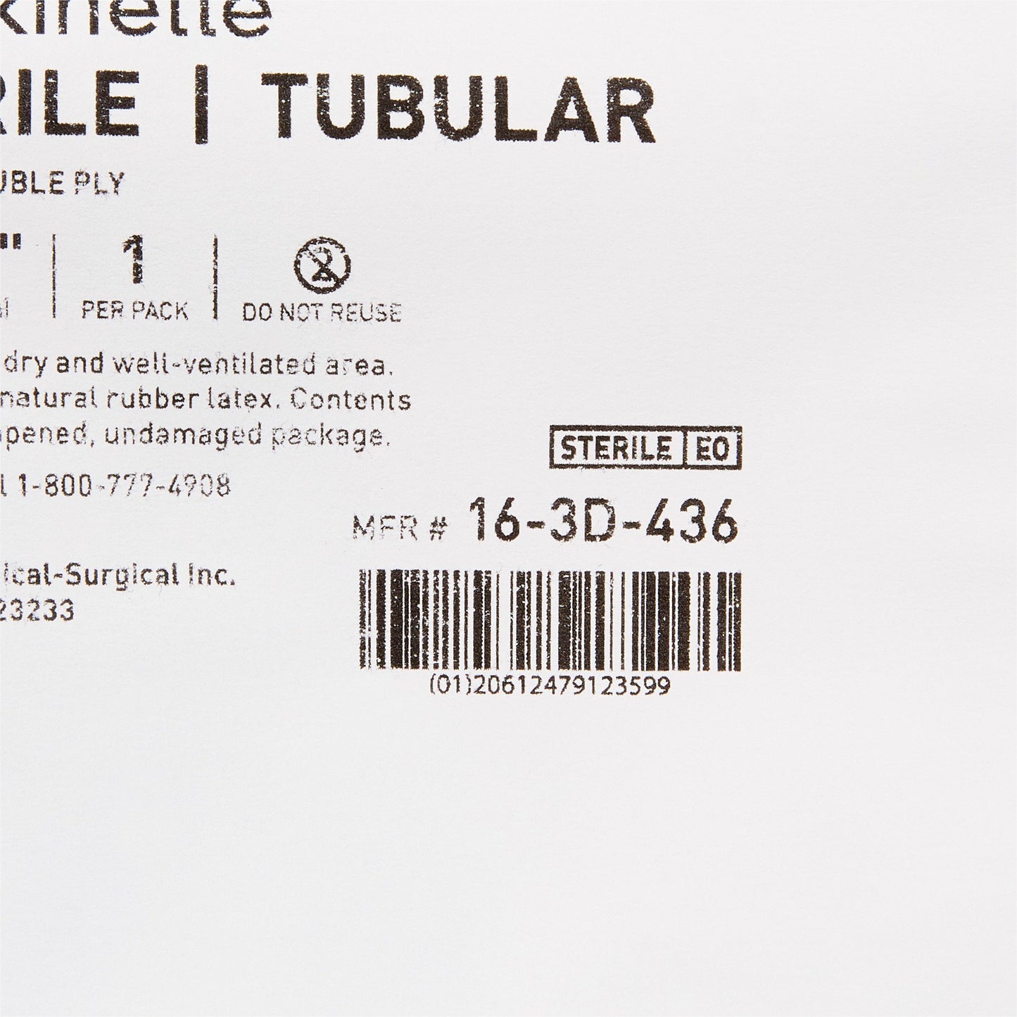 STOCKINETTE, CTN TUBULAR 2PLYSTR 4"X36"