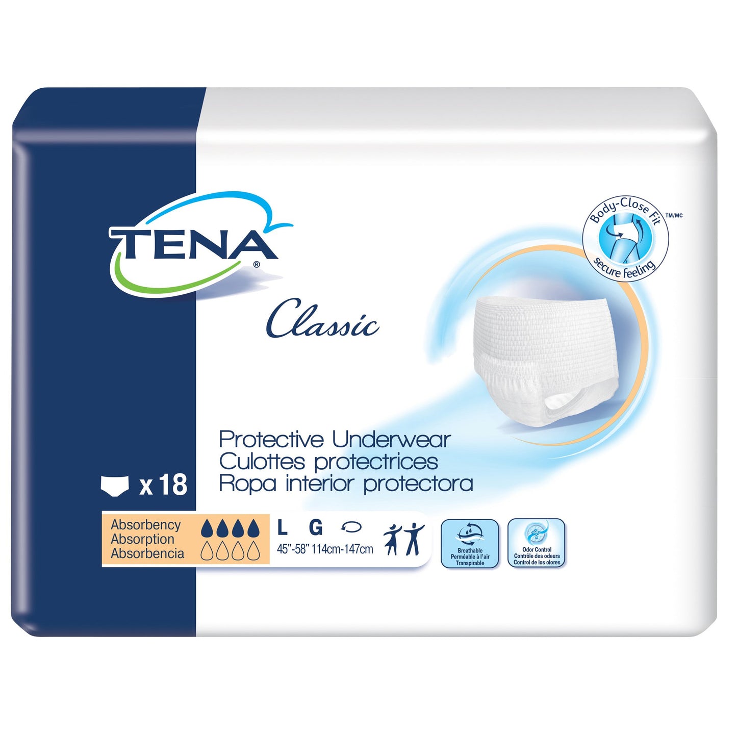 UNDERWEAR, TENA CLASSIC PROTECTIVE LG