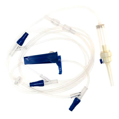 IV PUMP SET, 10DRP 3 NF PORTS110"