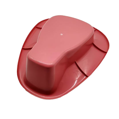 BEDPAN, COMMODE STYLE STACKABLE MAUVE