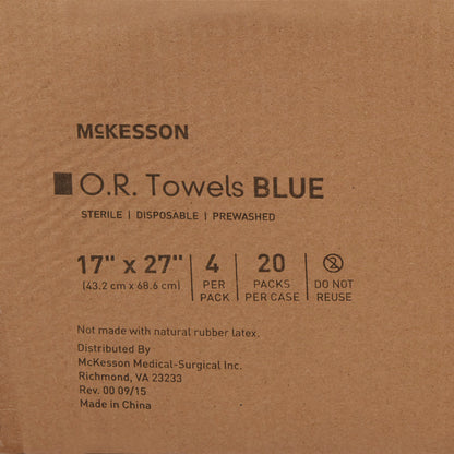 TOWEL, OR STR BLU DISP
