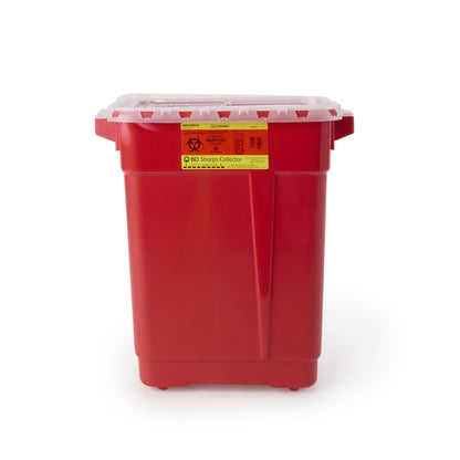CONTAINER, SHARPS RED 9GL W/SLIDE TOP