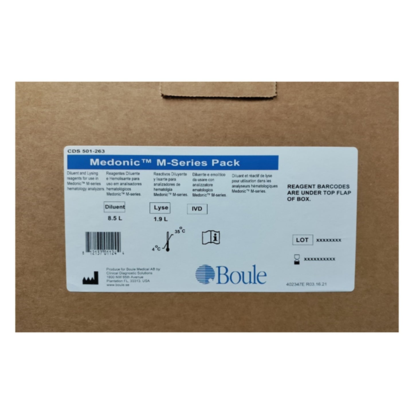 REAGENT SET, CDS/M 8.5L DILUENT 1.9L LYTIC