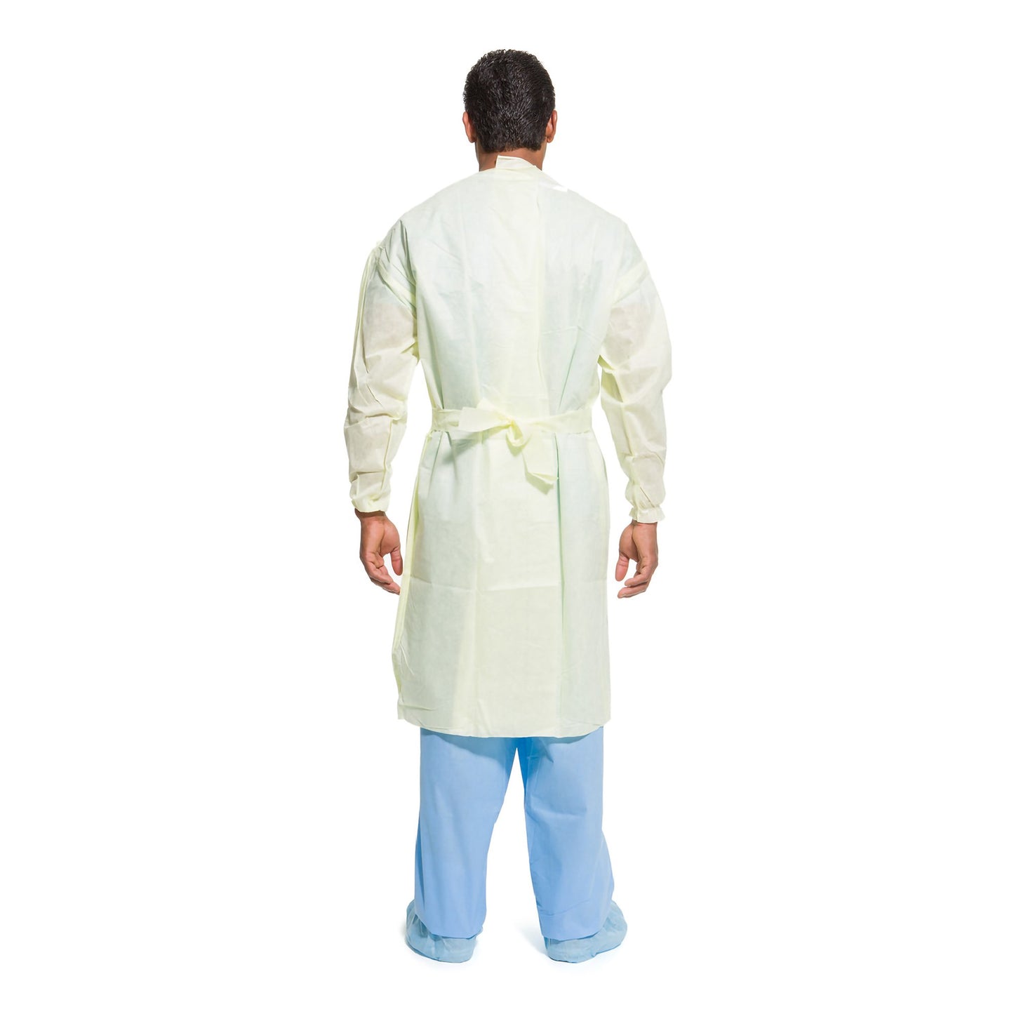 GOWN, CVR CNTL ELAS CUF MED/LG