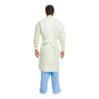 GOWN, CVR CNTL ELAS CUF MED/LG