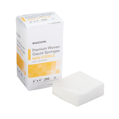 SPONGE, GAUZE 8PLY H-FOLD N/S4"X4"