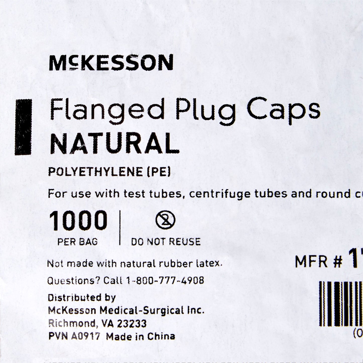 CAP, FLANGE PLUG NAT 12MM