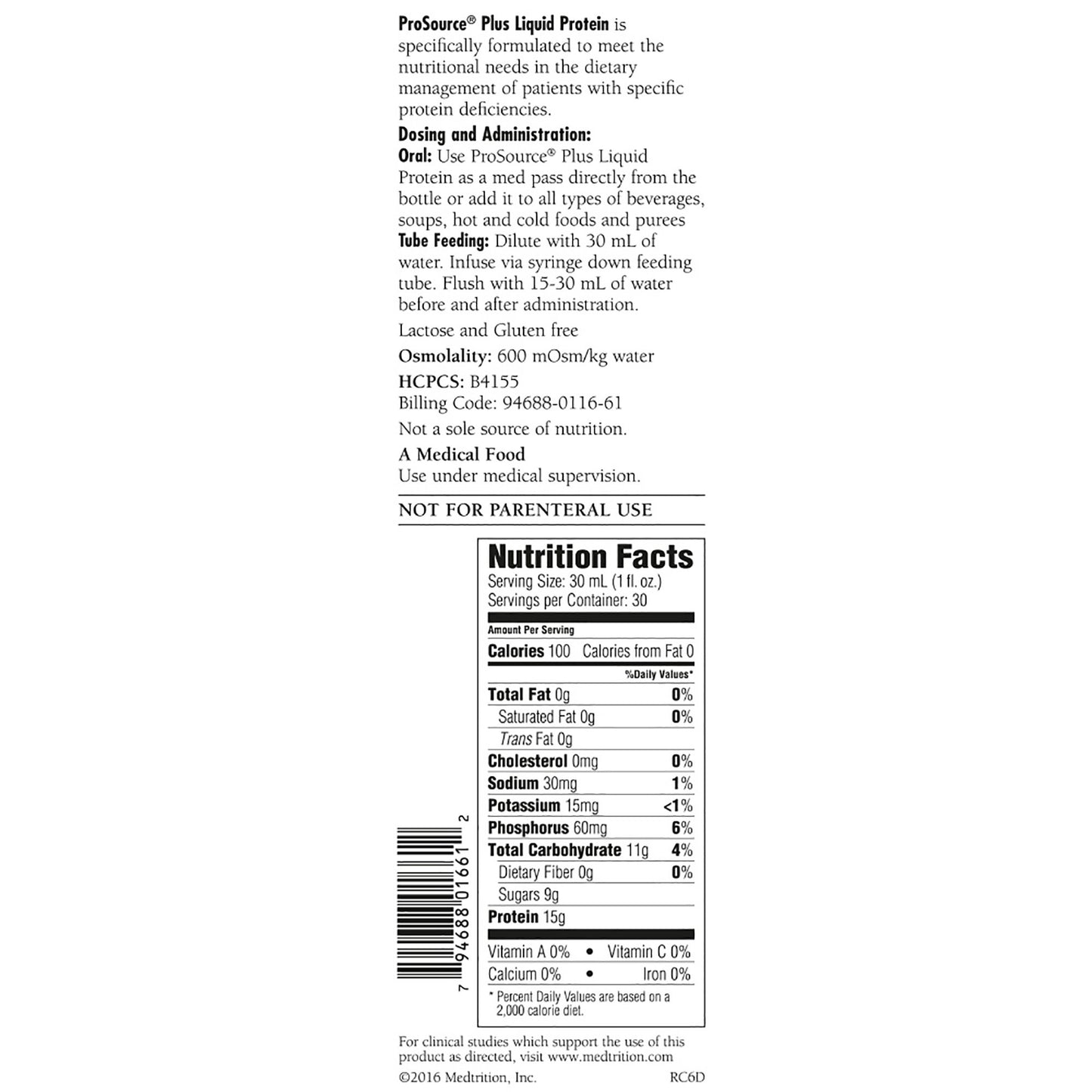 PROSOURCE PLUS, LIQ BERRY 30OZ