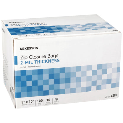BAG, ZIP LOCK 8X10"
