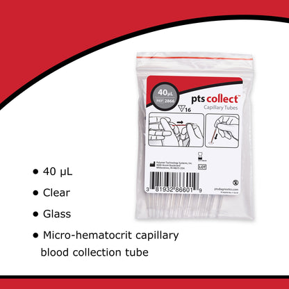 TUBE, CAPILLARY PLAIN BLK 40ULGLS