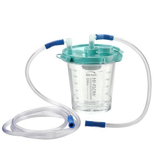 CANISTER, SCTN 1200CC W/TUBING/TOP